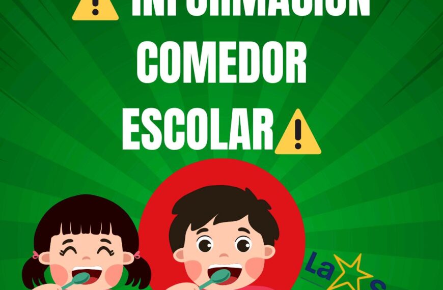 Comedor escolar: comenzamos…